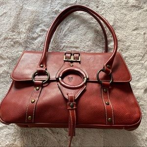 Frye Dark Red Hand Bag